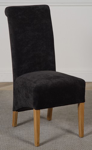 Montana black fabric dining - black,