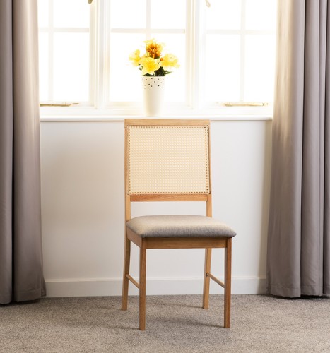 Ellis dining chair pair oak - chair,