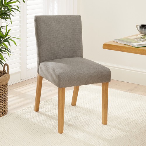 Dining chair with oak legs - with,