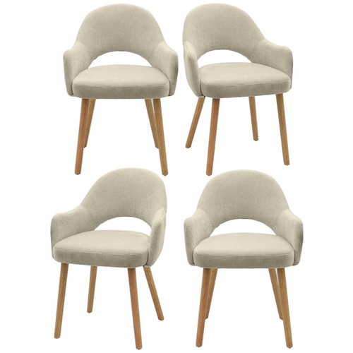 Set beige upholstered - 4,