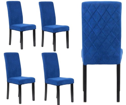 Velvet dining chairs - velvet,