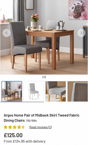 Argos pair midback - argos,