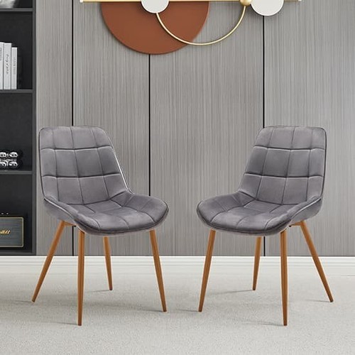 Primo grey fabric dining - grey,