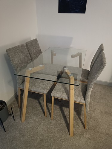 Modern glass dining - dining, 4