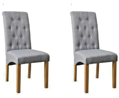 Dining chairs with buttons - chairs,