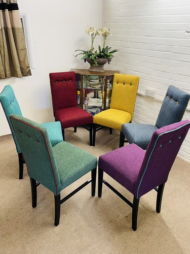 Hand made dining - 6, chairs