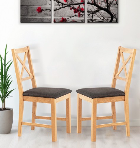 Dining chairs set small oak - dining, chairs,