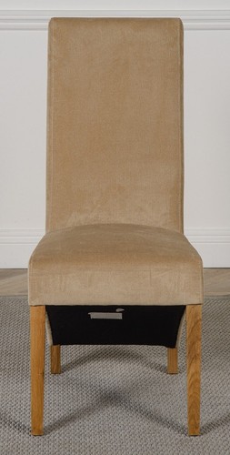 Lola beige fabric dining - lola,