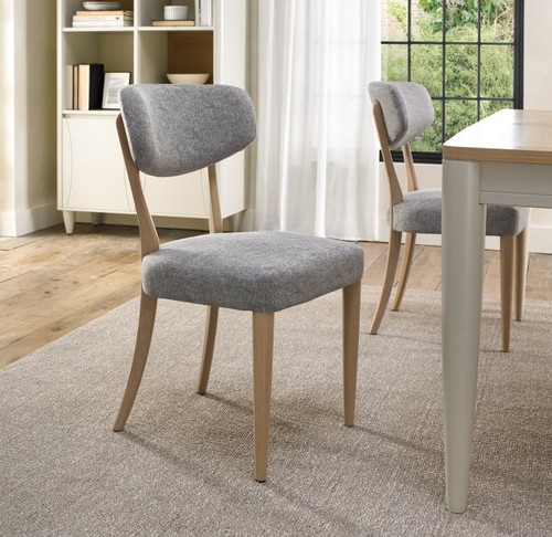 Norman scandi oak - oak, upholstered