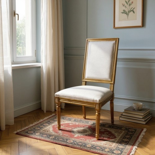 Louis chair oak frame linen - louis,