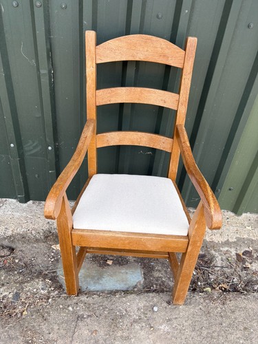 High back dining chair carver - back,